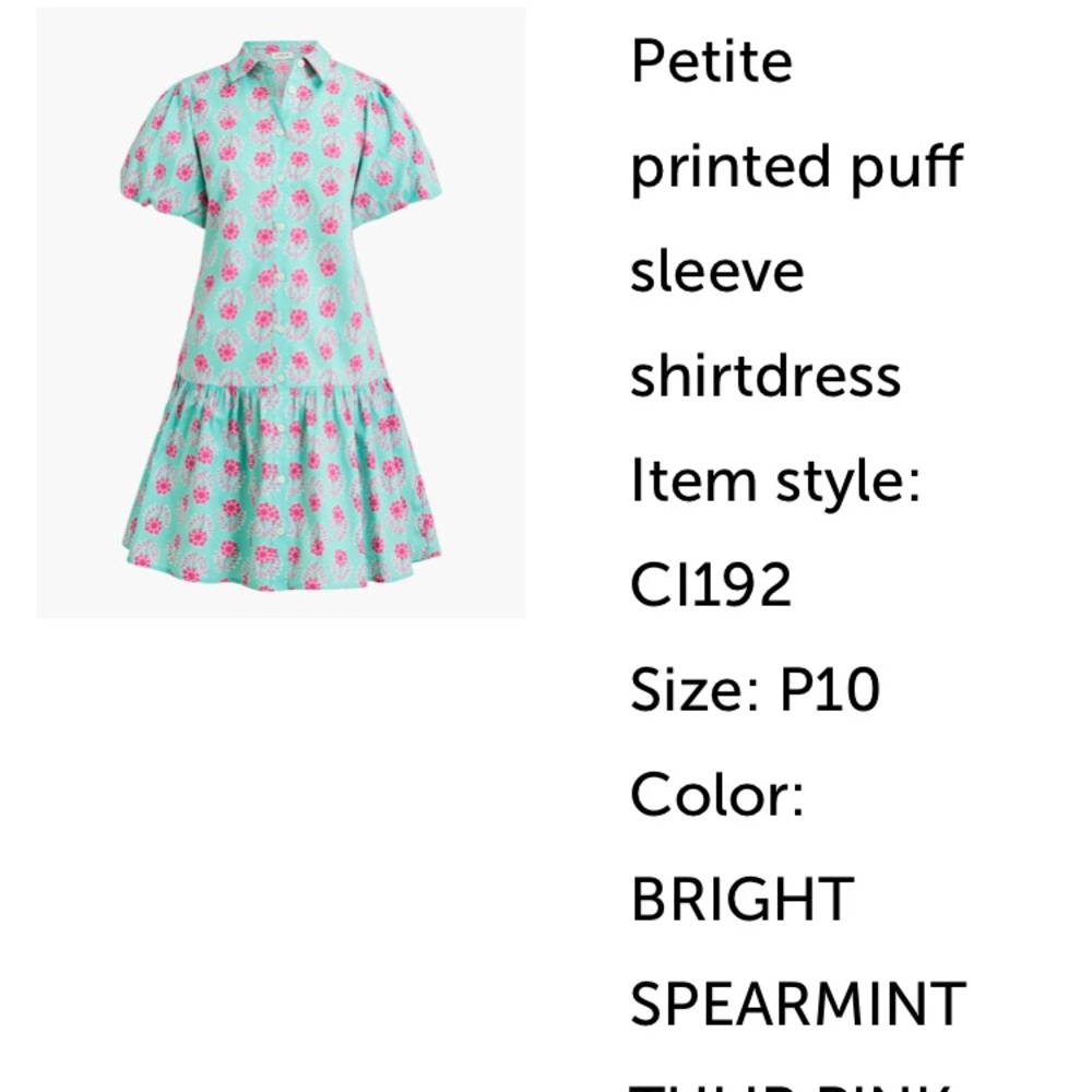 Women’s JCrew Dress NWT - Picture 3 of 5